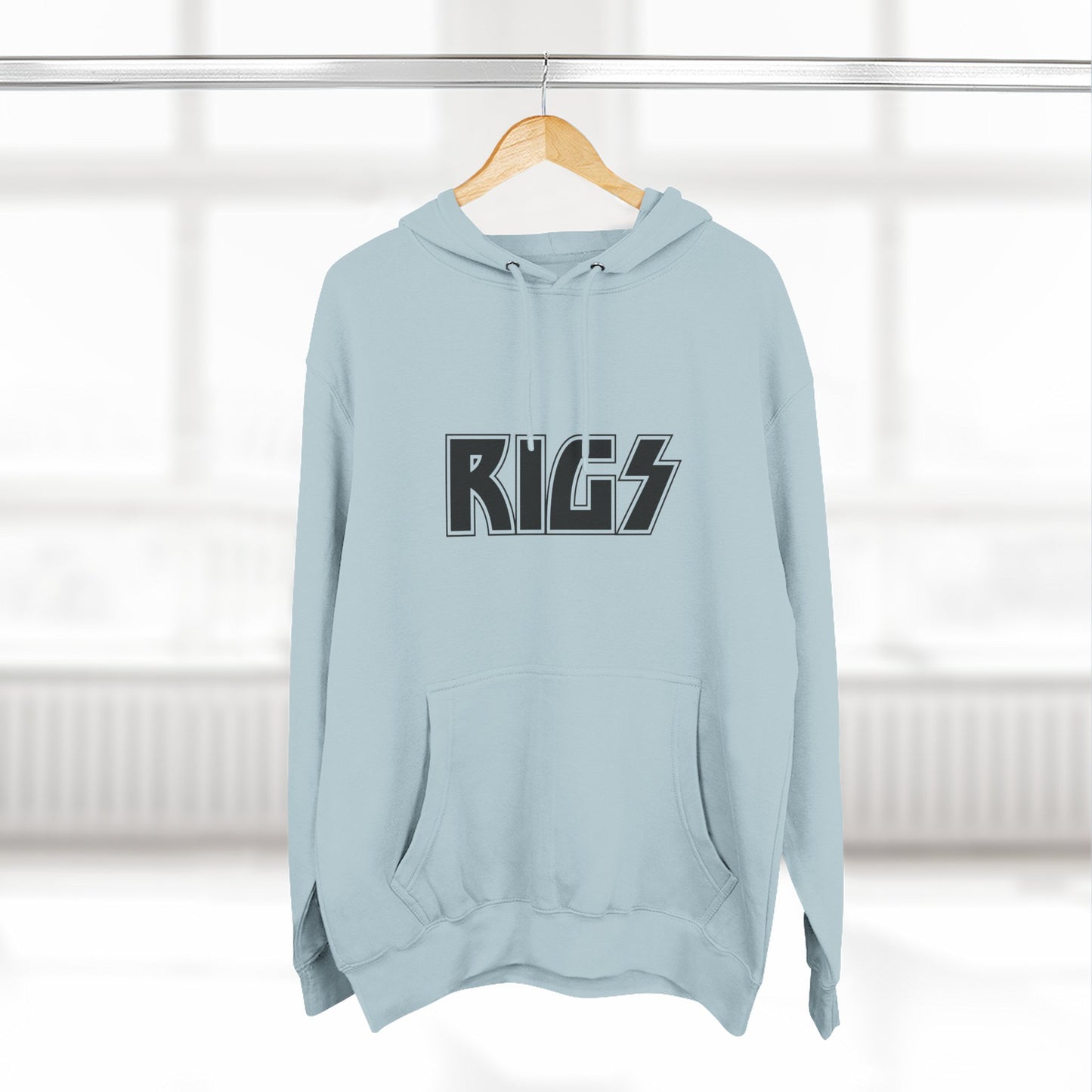 Rigs Logo Hoodie - Retro Rock Band