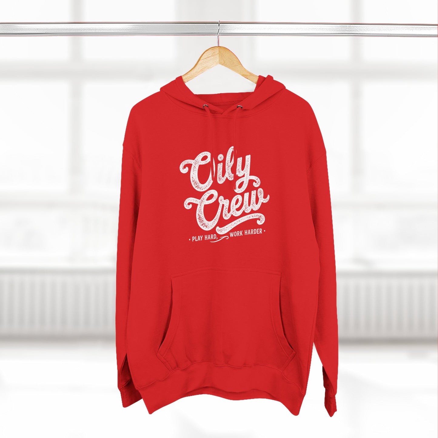 Oily Crew Hoodie – Vintage Script
