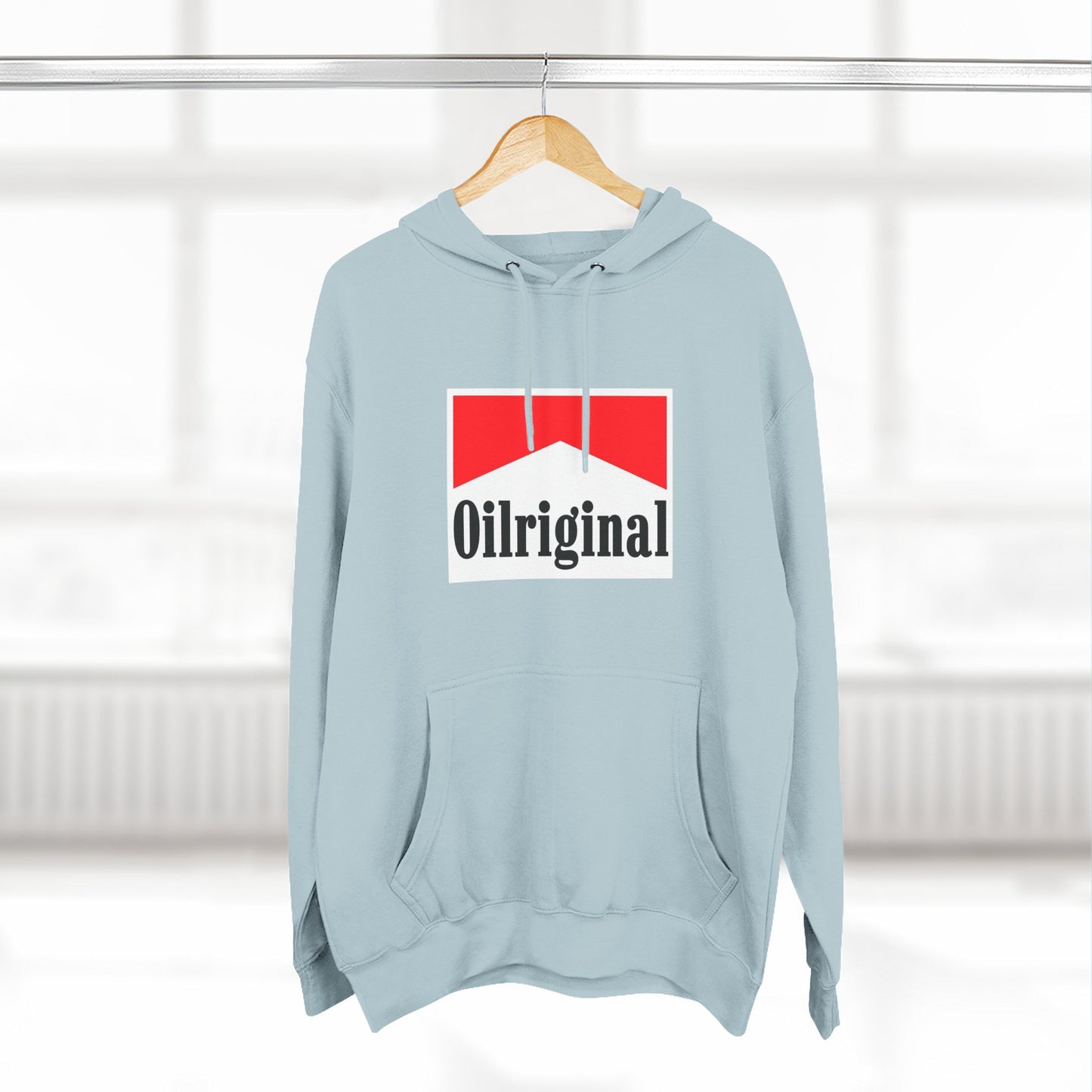 Oilriginal Logo Hoodie - Retro Red Graphic