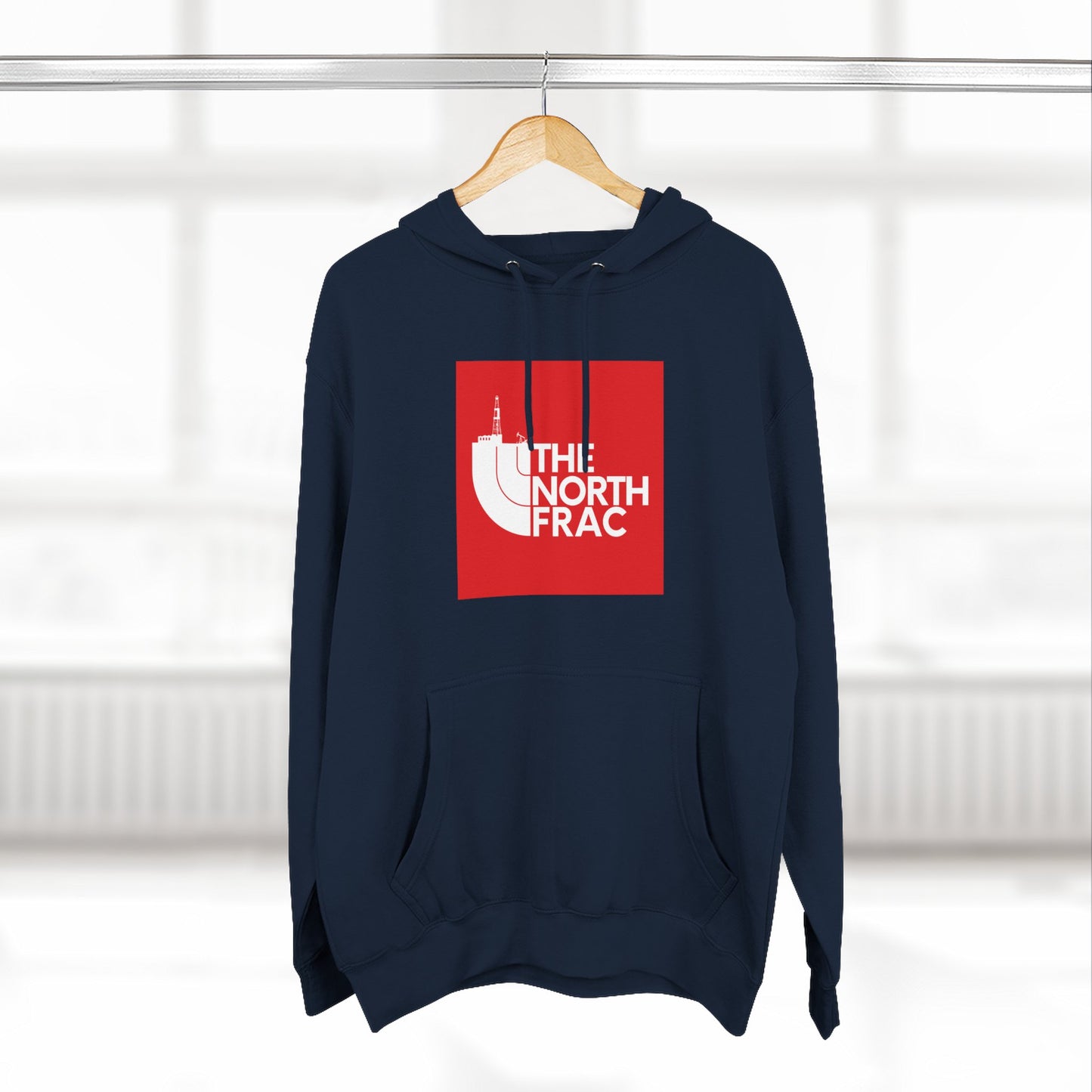 The North Frac Red Logo Hoodie