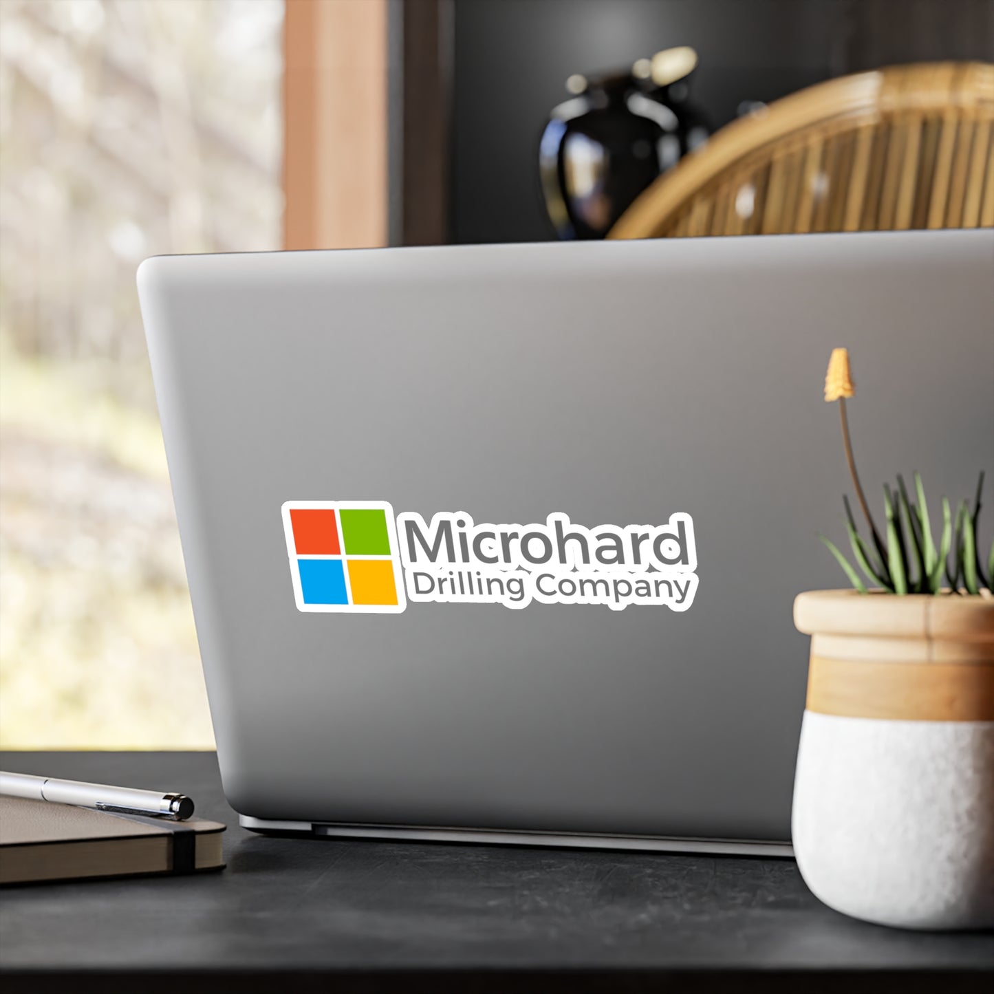 'Microhard Drilling Company' Logo Vinyl Sticker