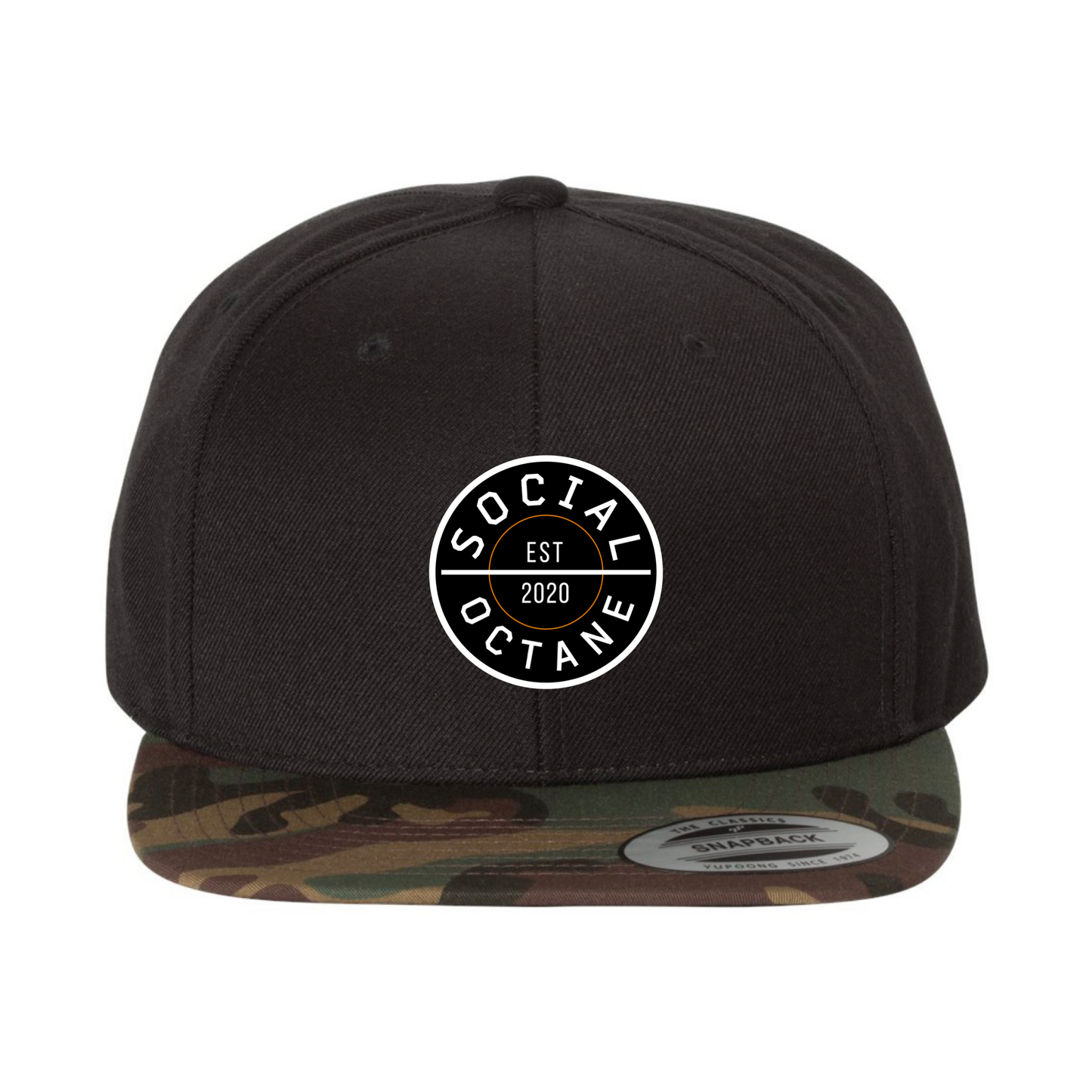 SO Brixton Black Camo Premium Snapback