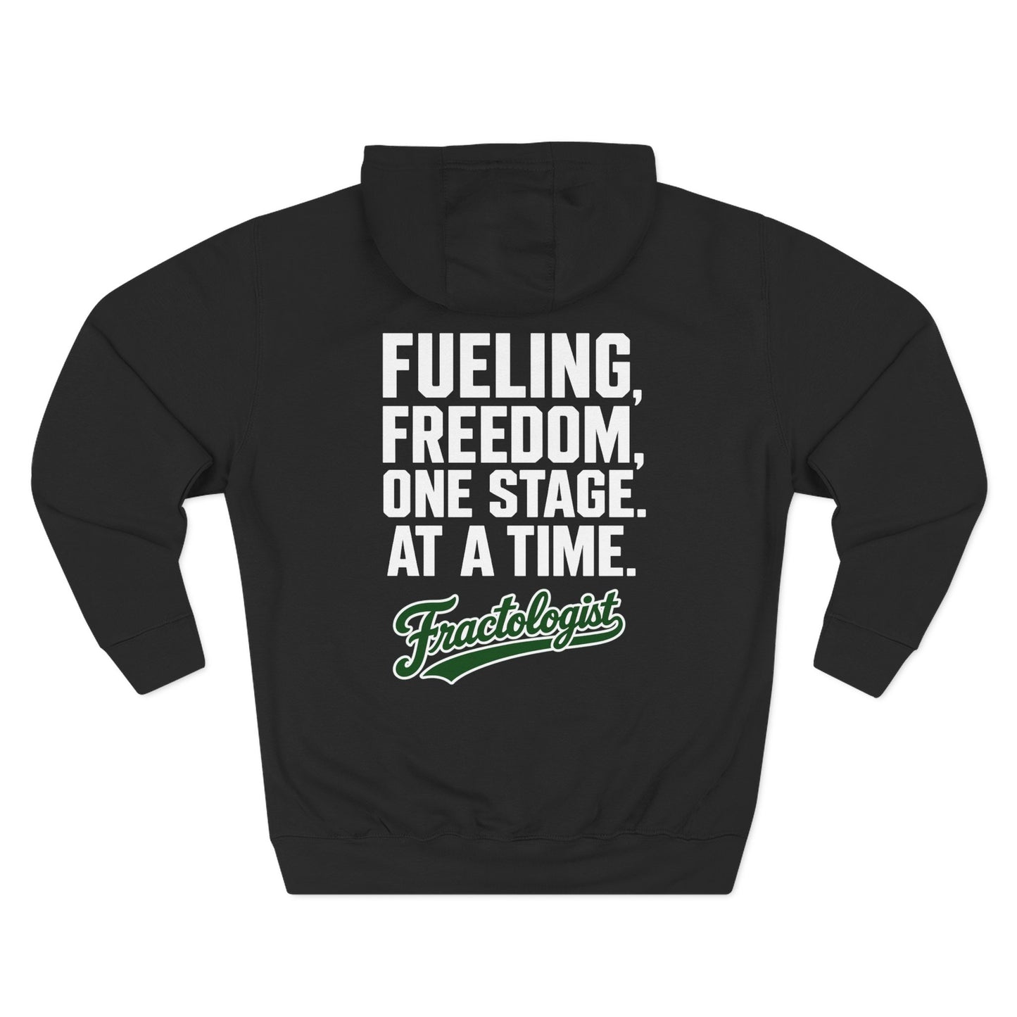 “Fueling Freedom, One Stage at a Time” Fleece Pullover