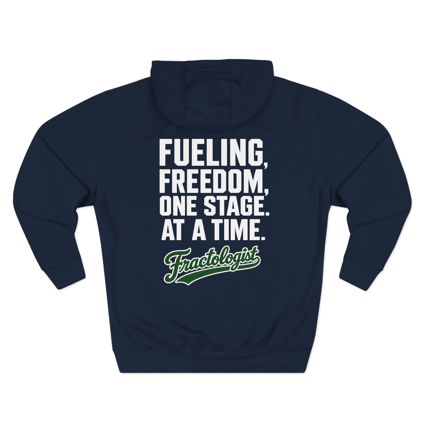 “Fueling Freedom, One Stage at a Time” Fleece Pullover