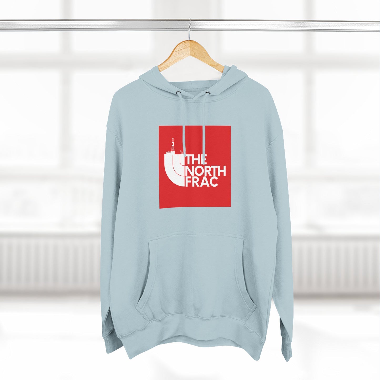 The North Frac Red Logo Hoodie