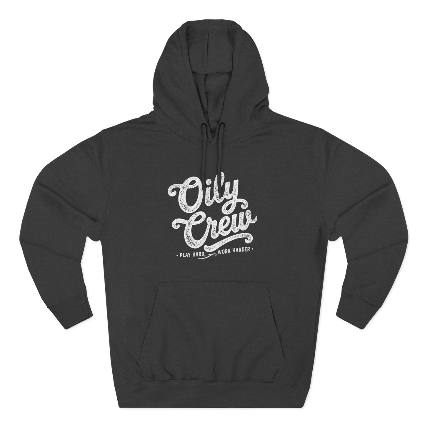 Oily Crew Hoodie – Vintage Script