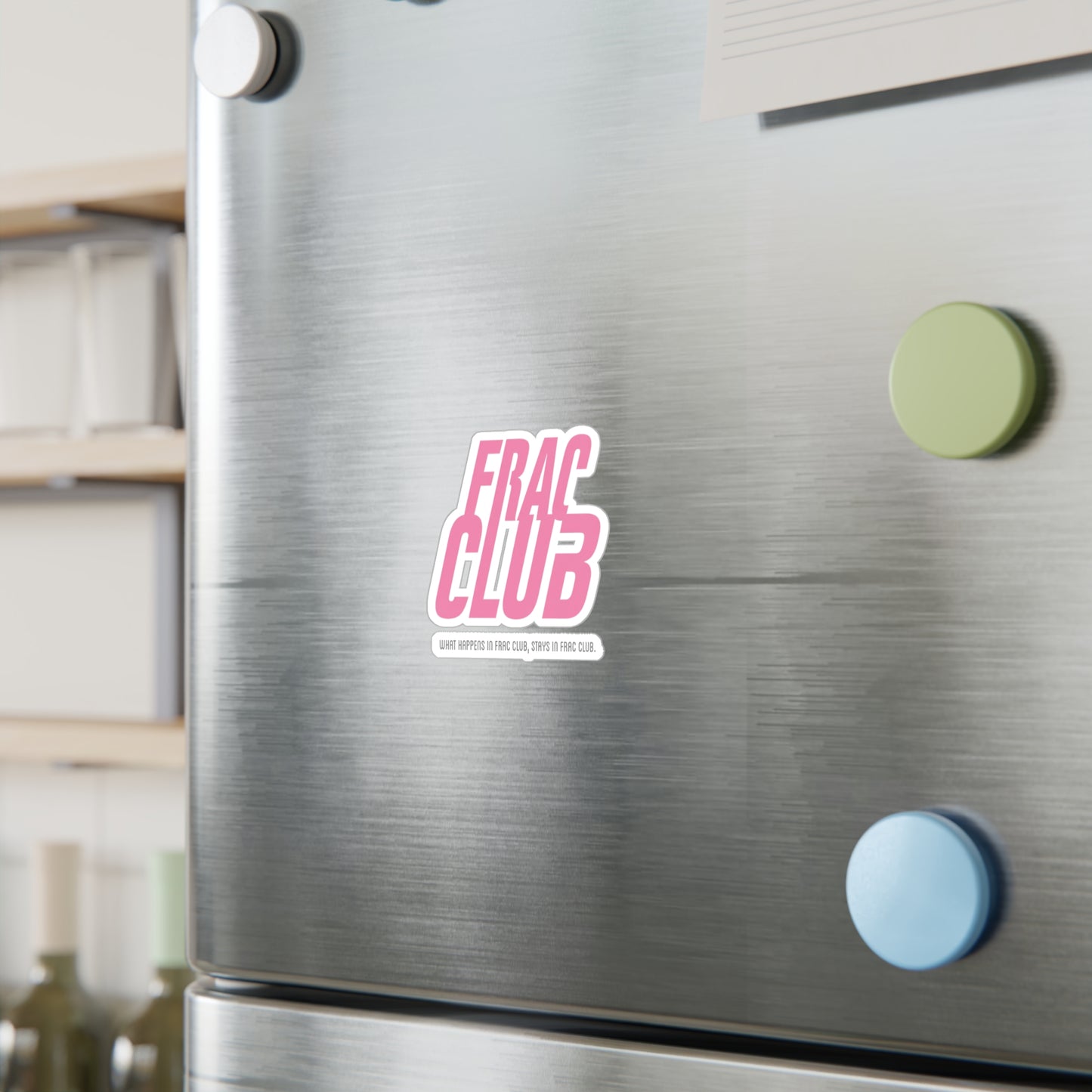 Frac Club Pink - Vinyl Sticker
