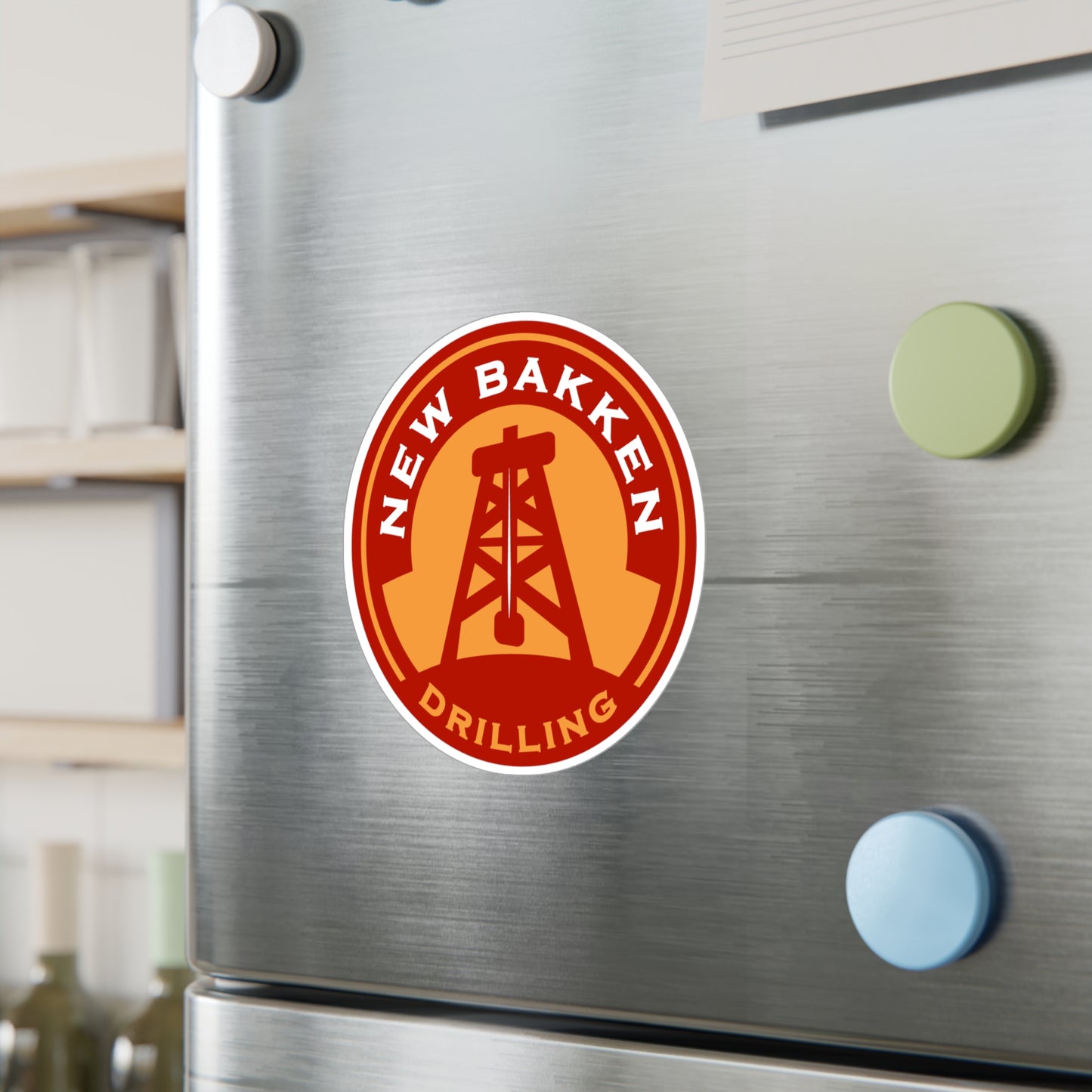 New Bakken Drilling Round - Vinyl Sticker