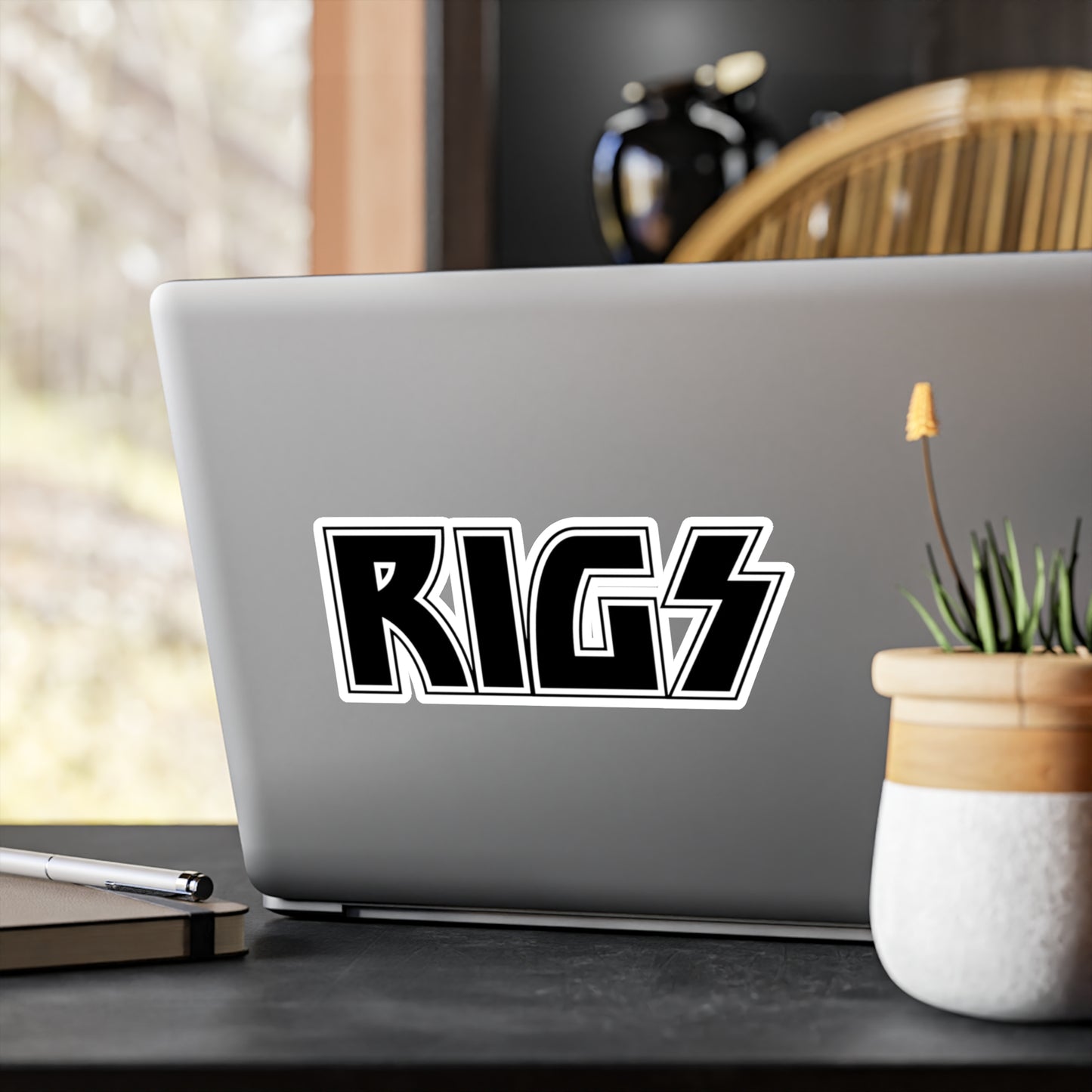 RIGS Rock Logo Vinyl Sticker