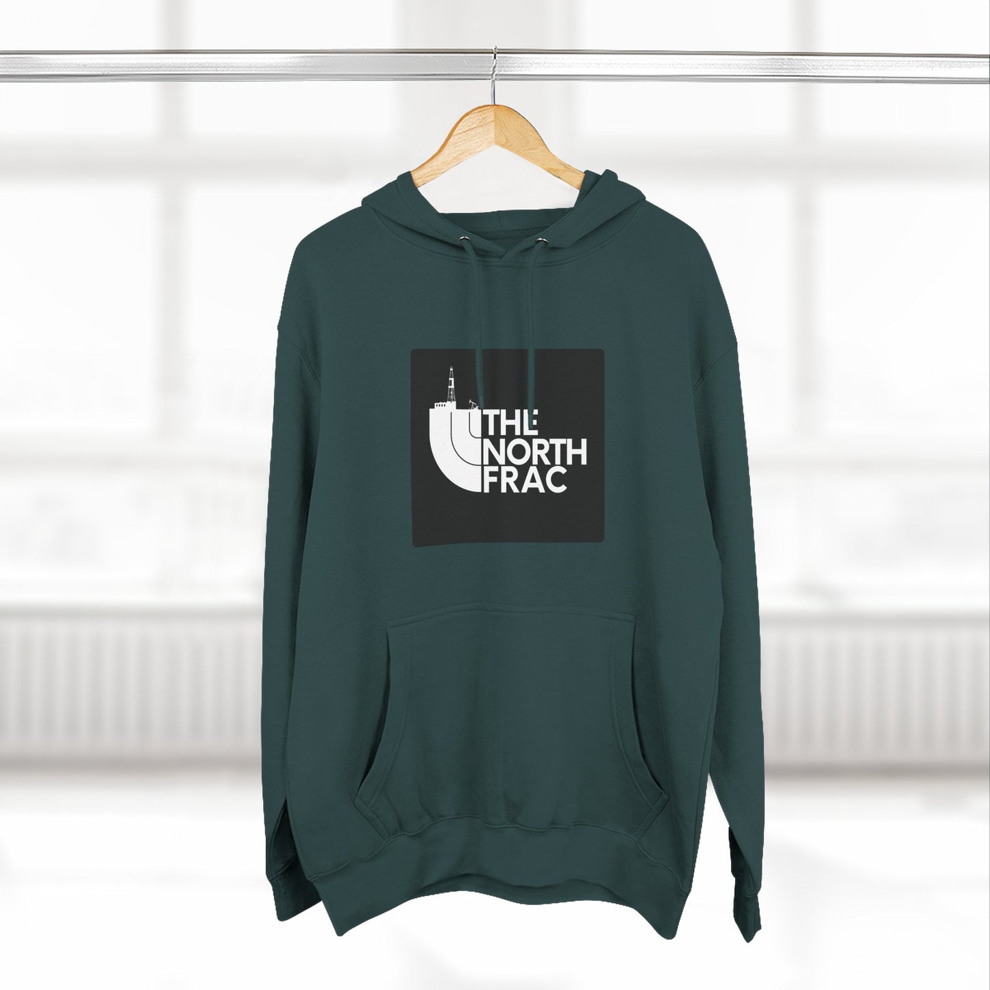 The North Frac - Black Logo Hoodie