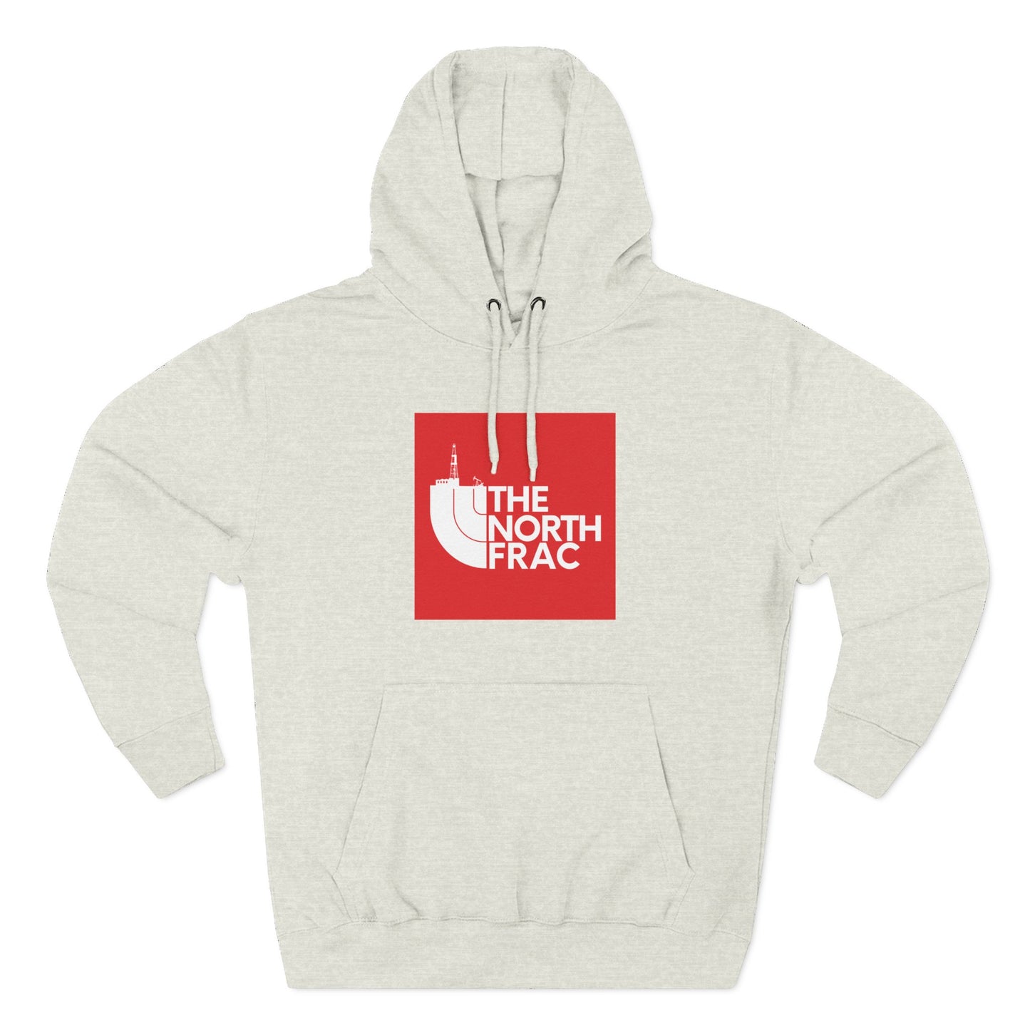 The North Frac Red Logo Hoodie