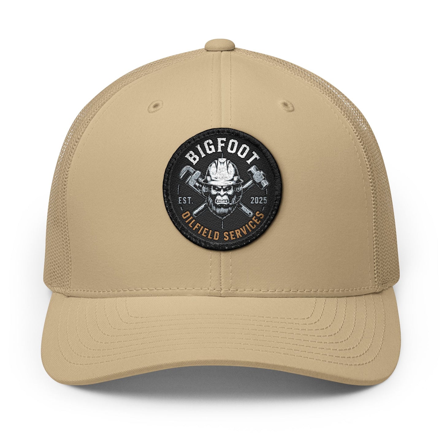 Bigfoot Field Services Embroidered — Patch Snapback Hat