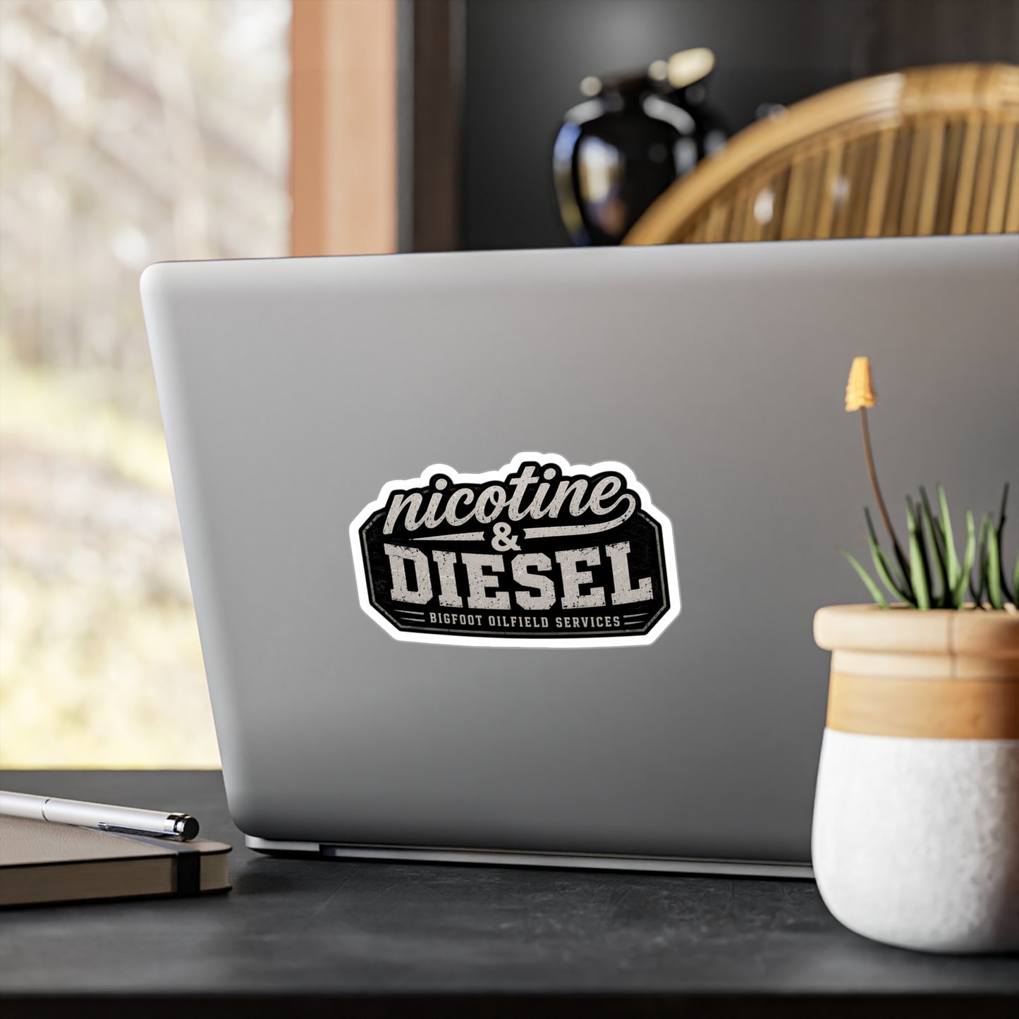 Nicotine & Diesel - Vinyl Sticker