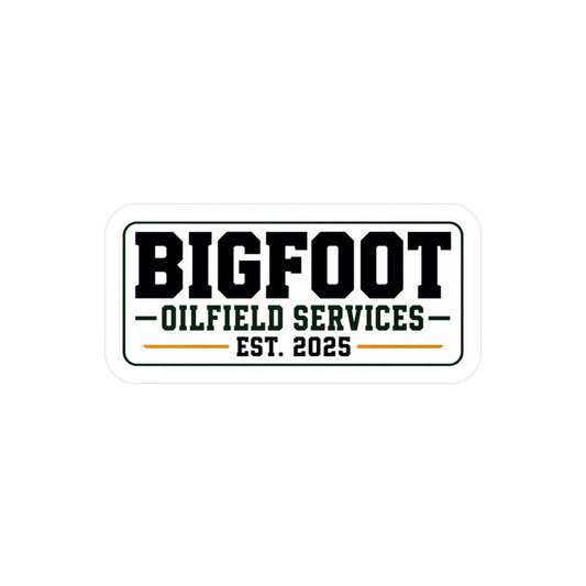 Bigfoot Oilfield Services - Vinyl Sticker — Established 2025 Sticker