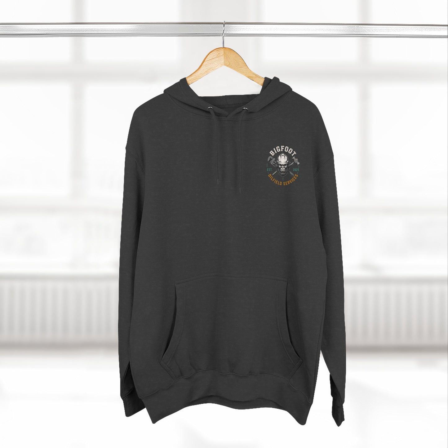Dirty Feet Clean Money Hoodie — Graphic Outdoor Adventure Pullover