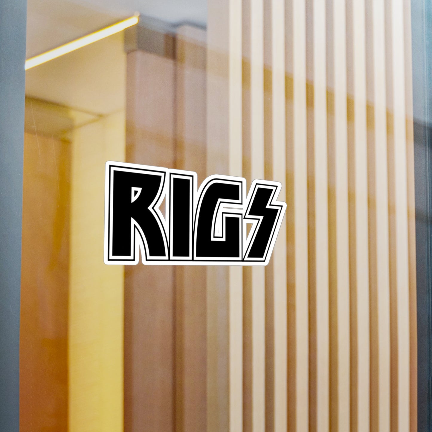RIGS Rock Logo Vinyl Sticker