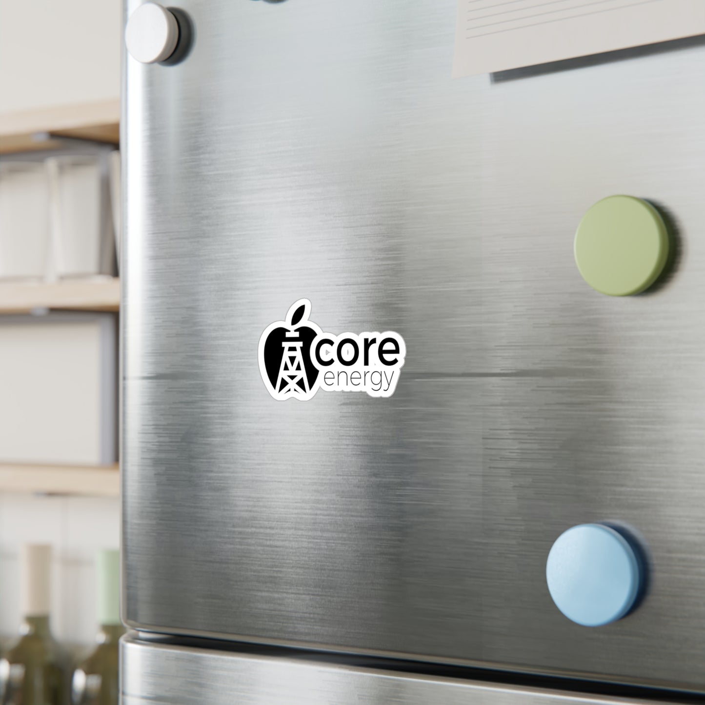 Apple Core Energy Logo Vinyl Sticker