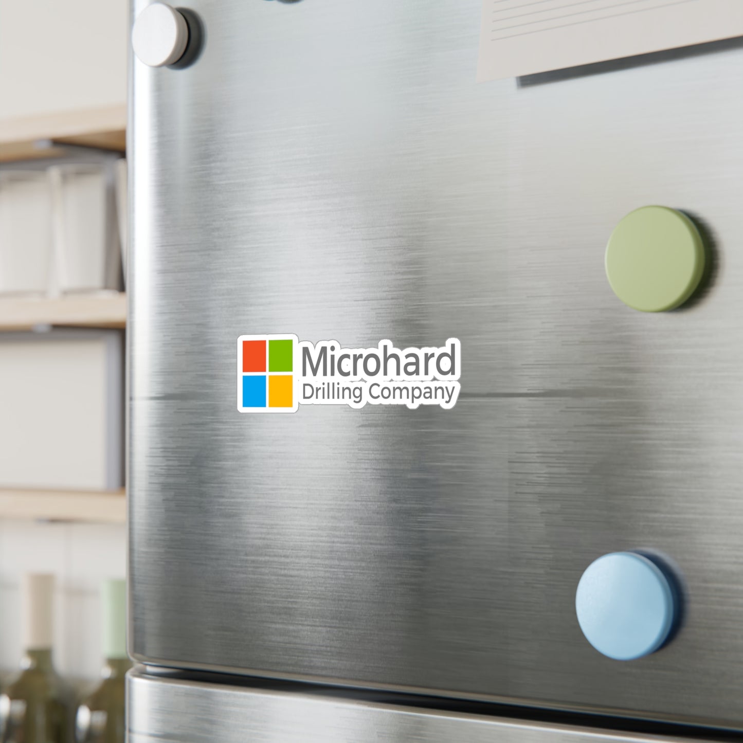 'Microhard Drilling Company' Logo Vinyl Sticker