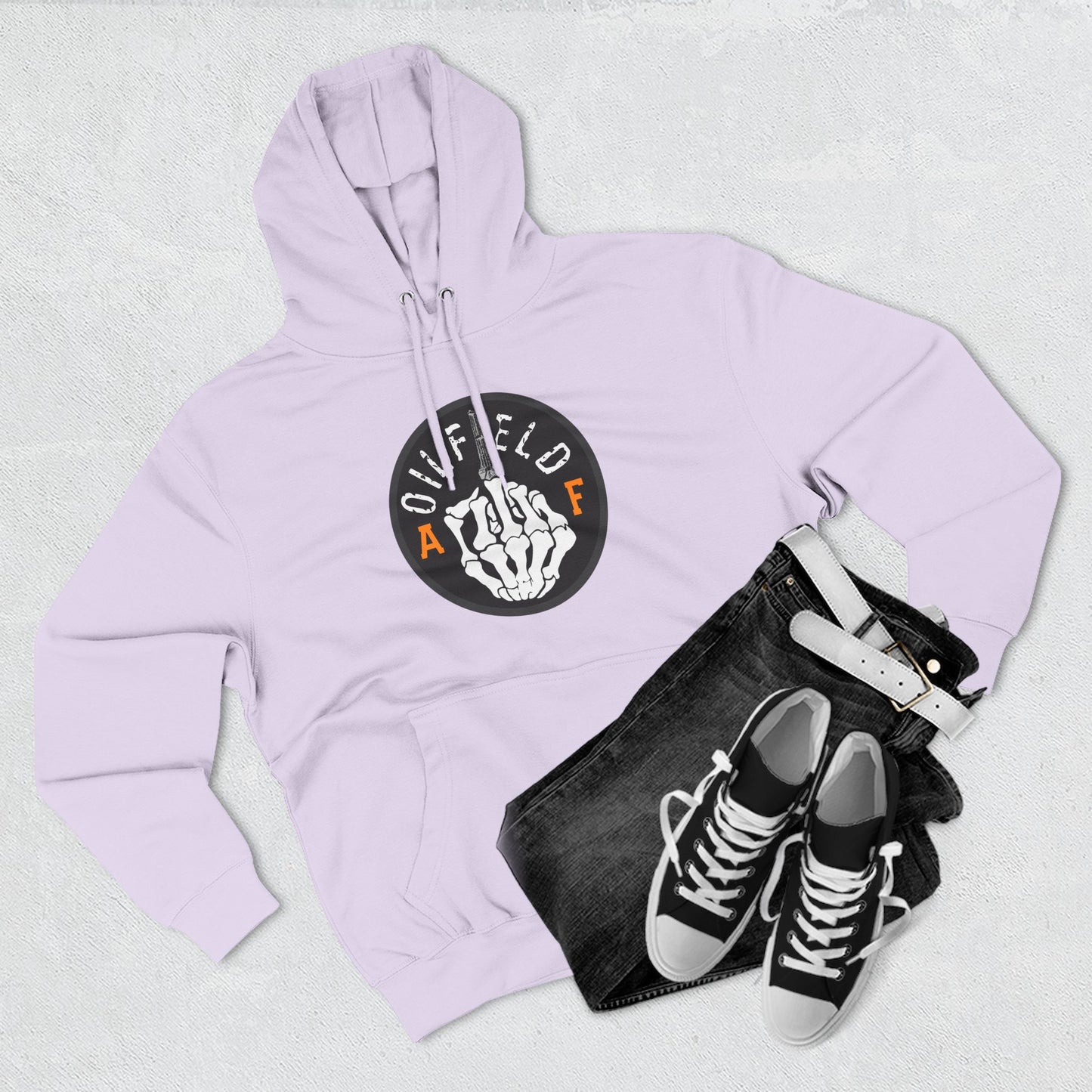 Skull Middle Finger Hoodie