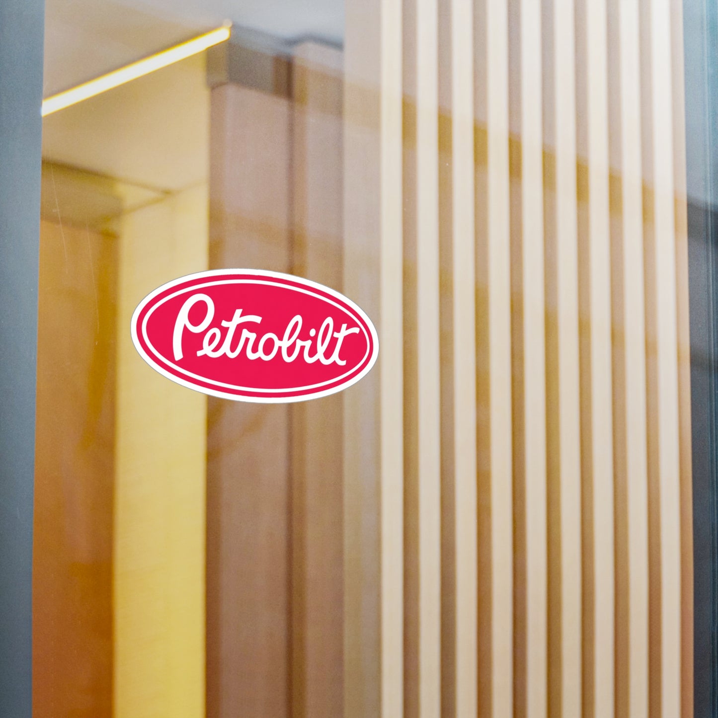 Petrobilt Red Oval - Vinyl Sticker