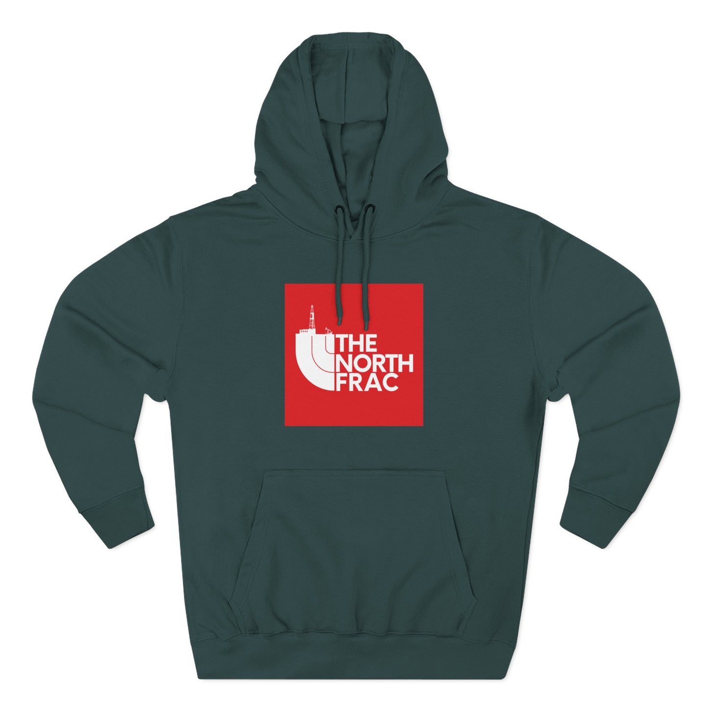 The North Frac Red Logo Hoodie