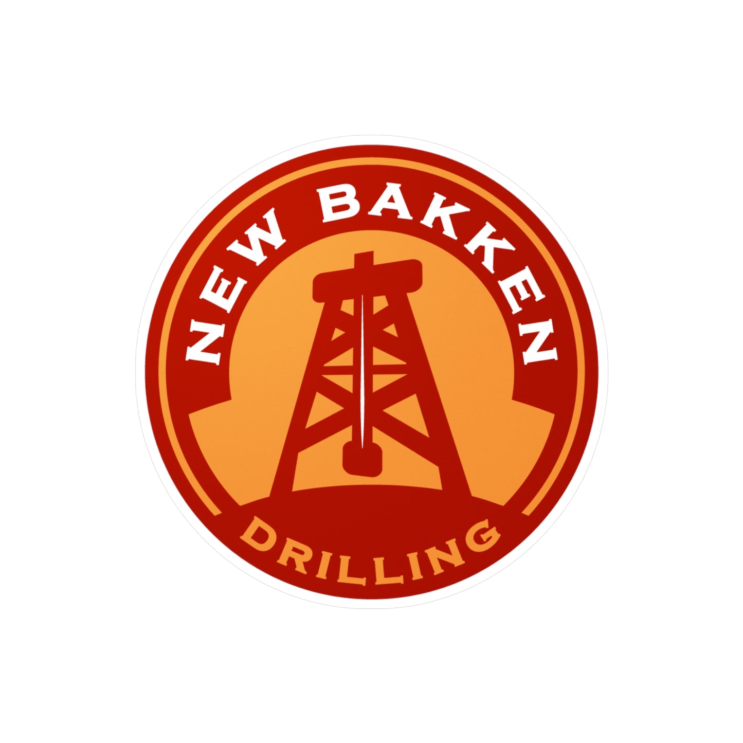 New Bakken Drilling Round - Vinyl Sticker