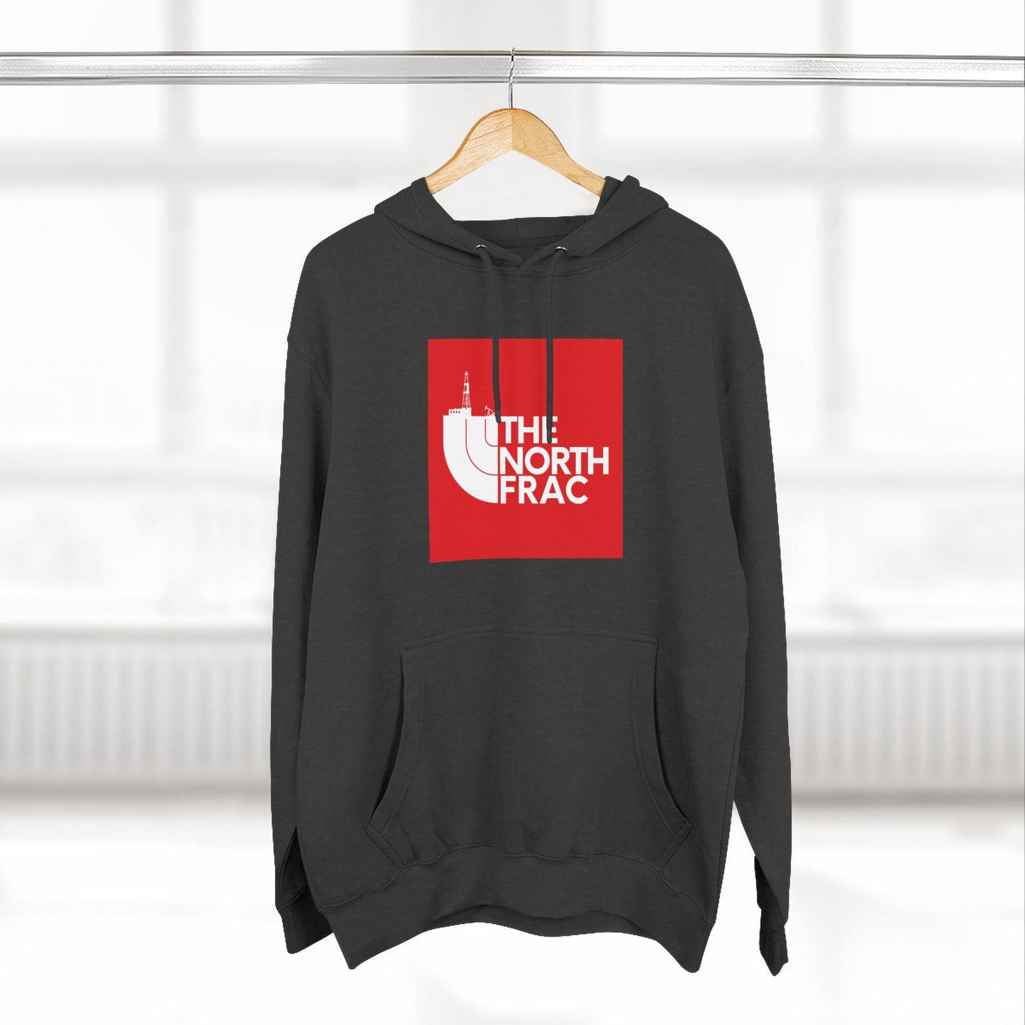 The North Frac Red Logo Hoodie