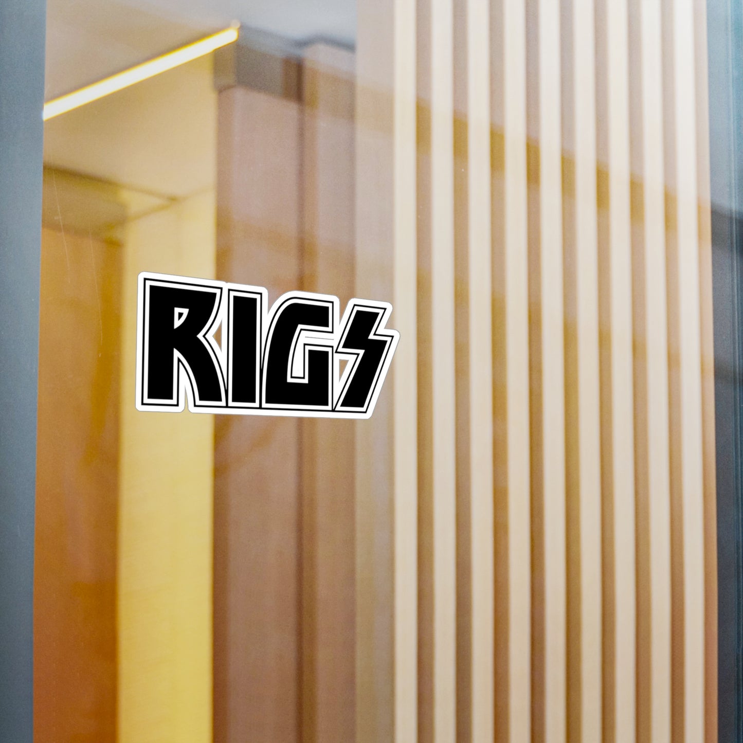 RIGS Rock Logo Vinyl Sticker
