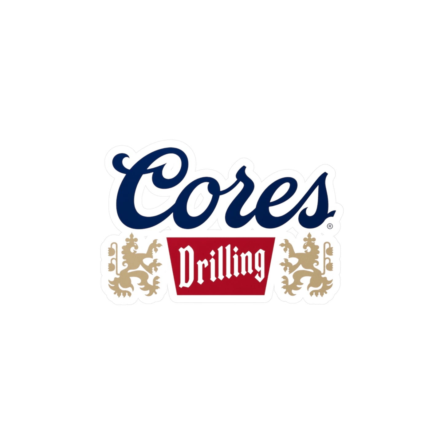 Cores Drilling - Vinyl Stickers