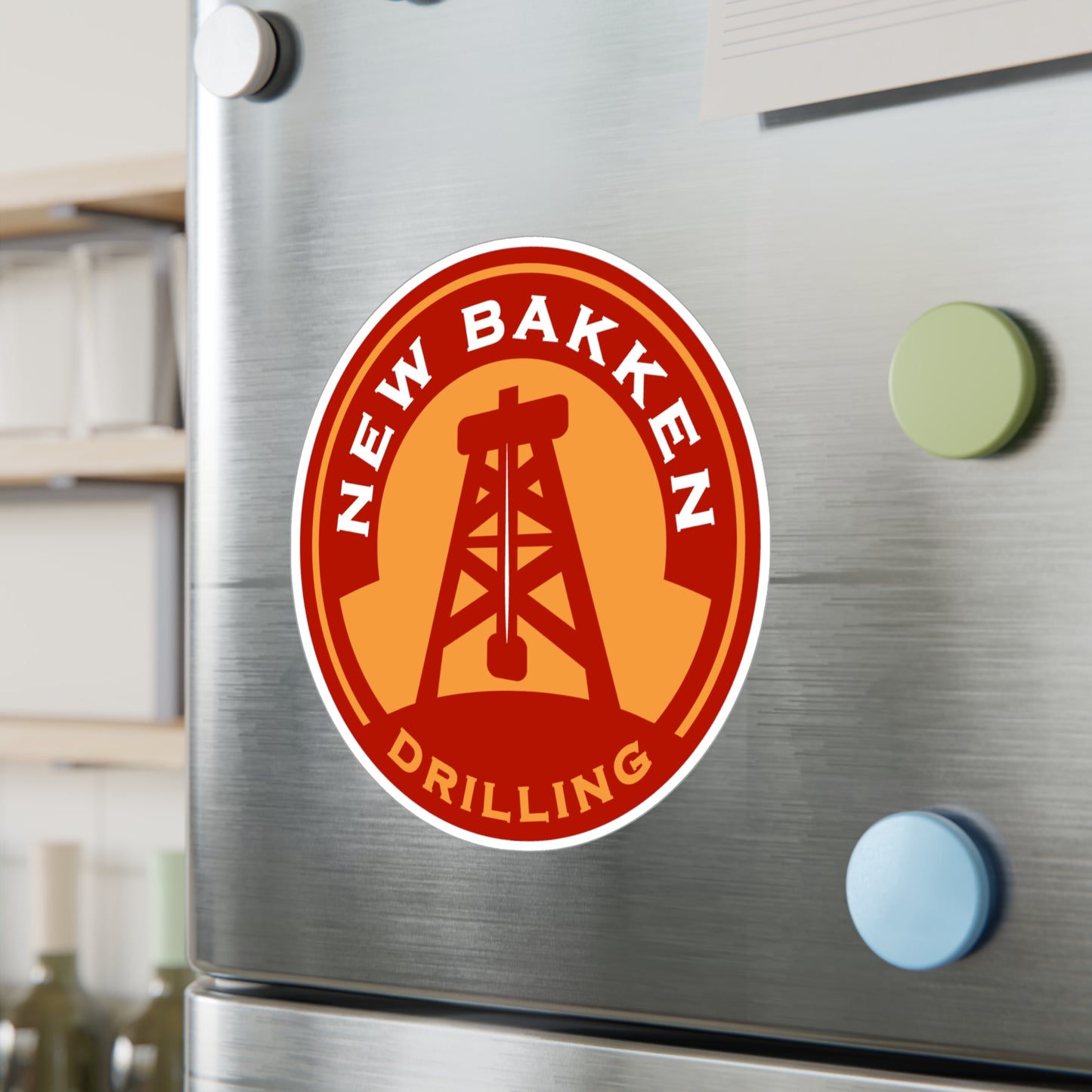 New Bakken Drilling Round - Vinyl Sticker