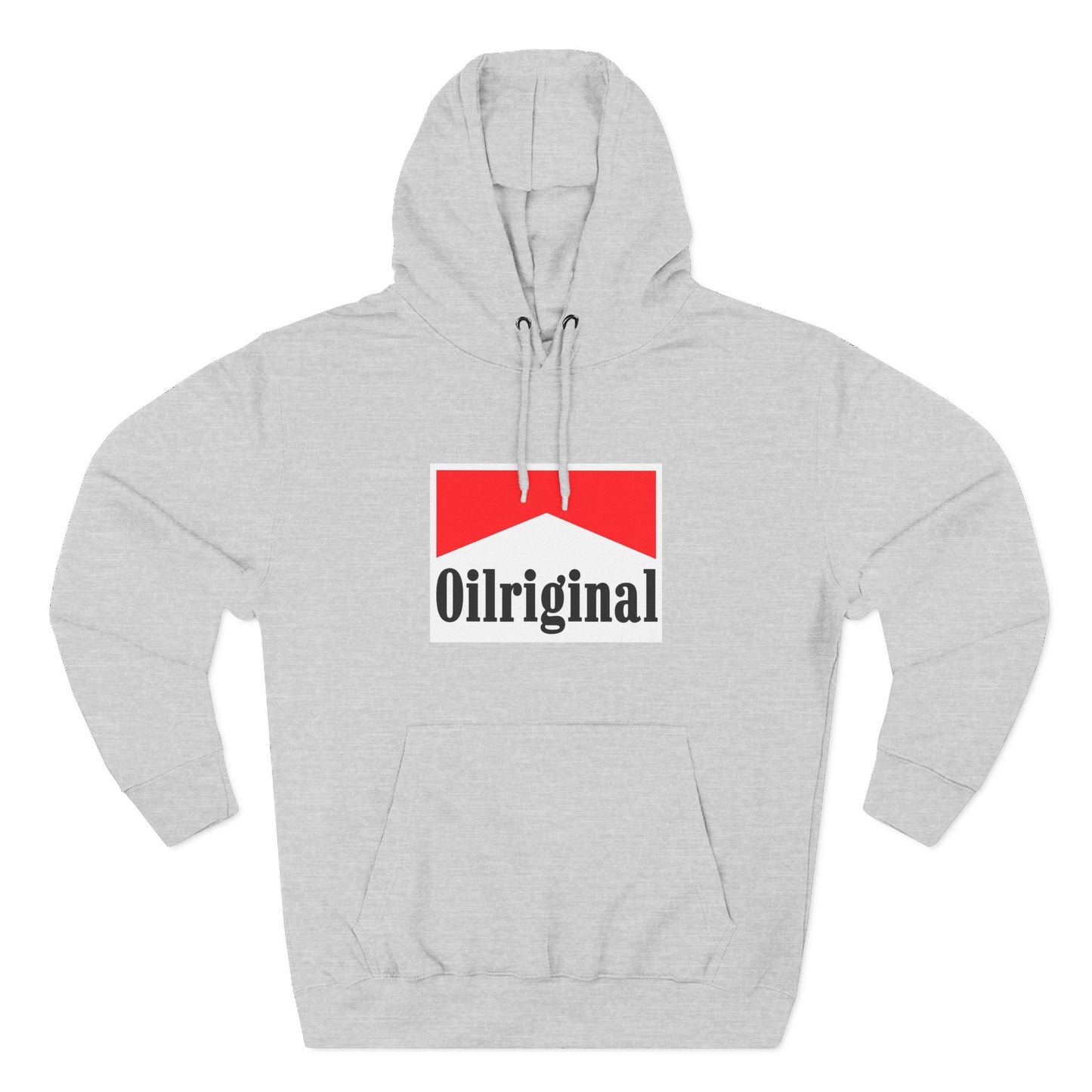 Oilriginal Logo Hoodie - Retro Red Graphic
