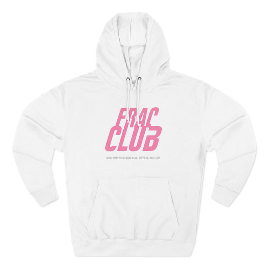Frac Club Hoodie — Pink Logo