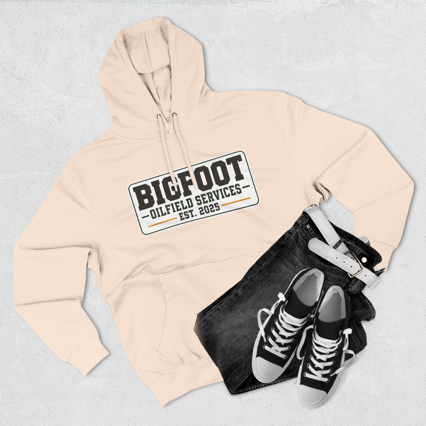 Vintage Bigfoot Oilfield Service Hoodie