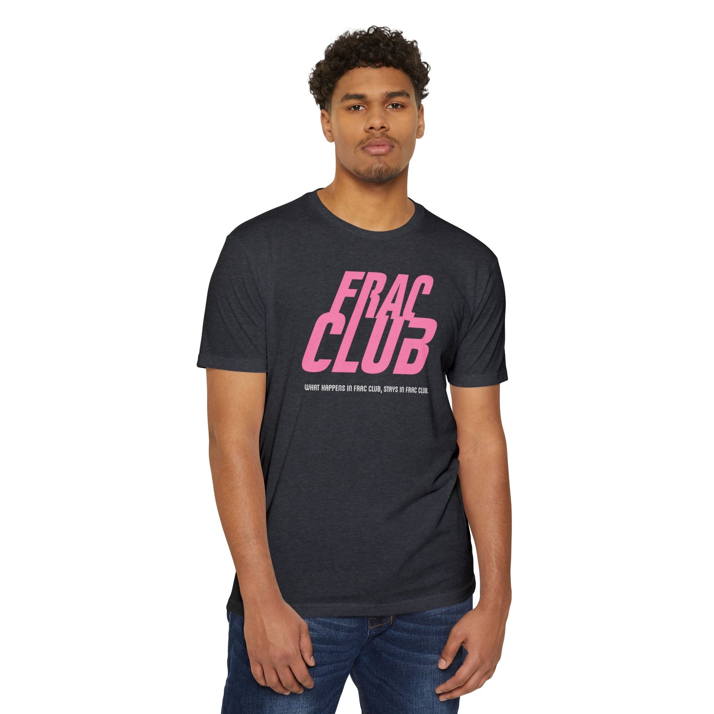 Frac Club T-Shirt — Retro Pink Logo