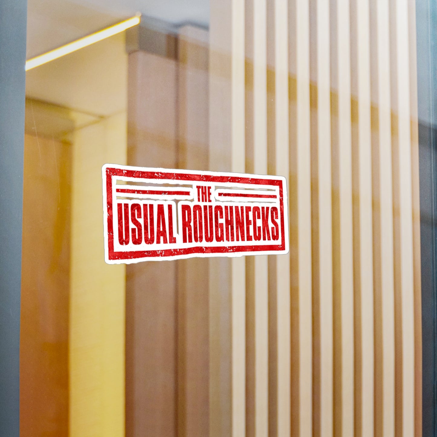 "The Usual Roughnecks" - Vinyl Sticker