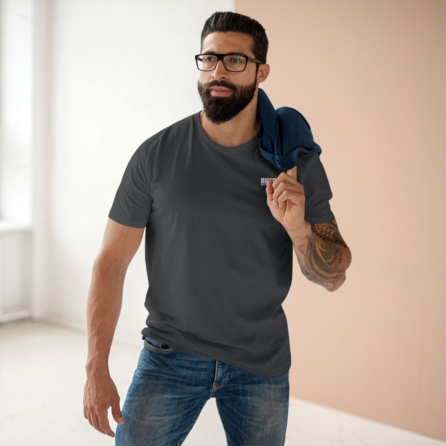 Dirty Hands Honest Work - Work Crewneck T‑Shirt