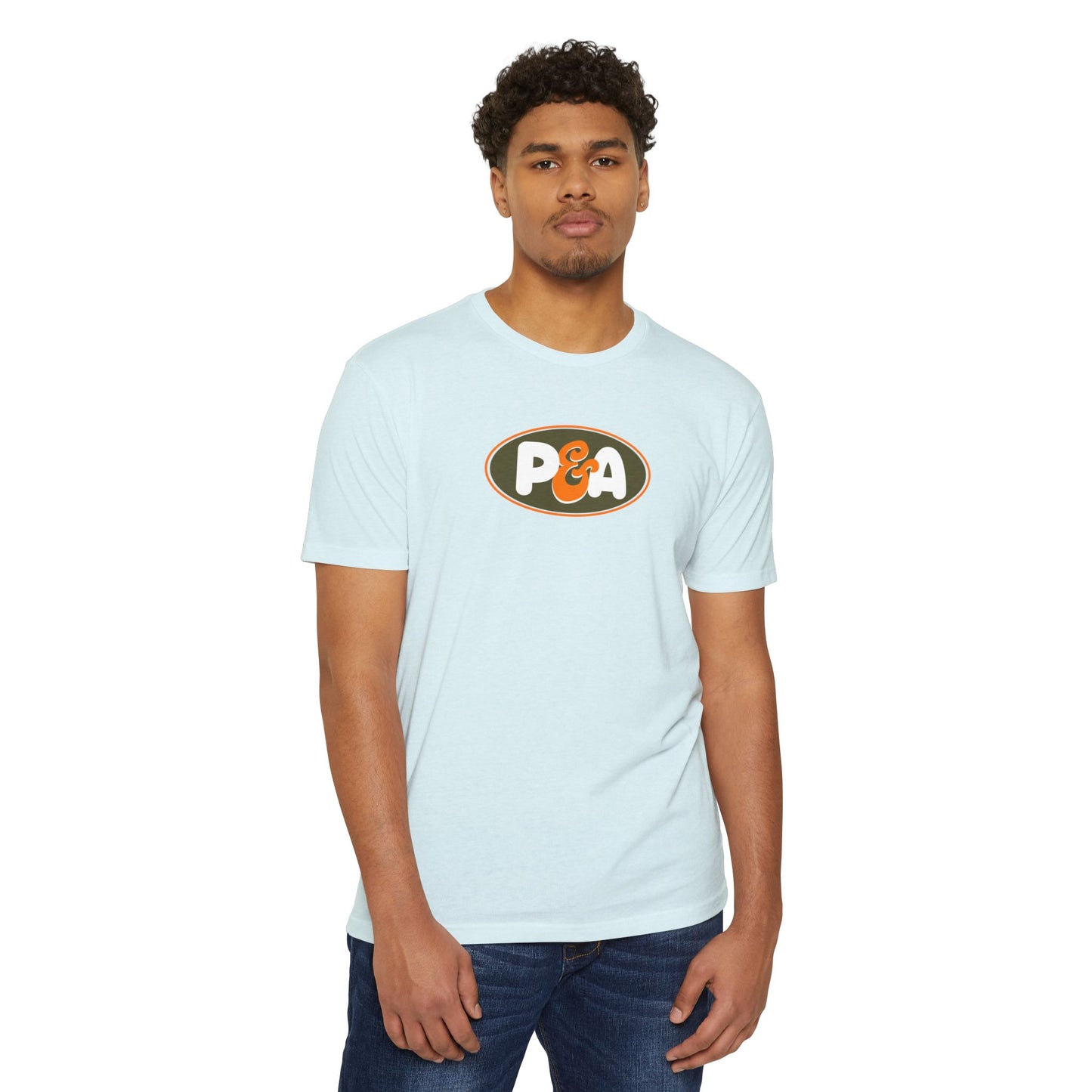 P&A Retro Oval Logo T-Shirt