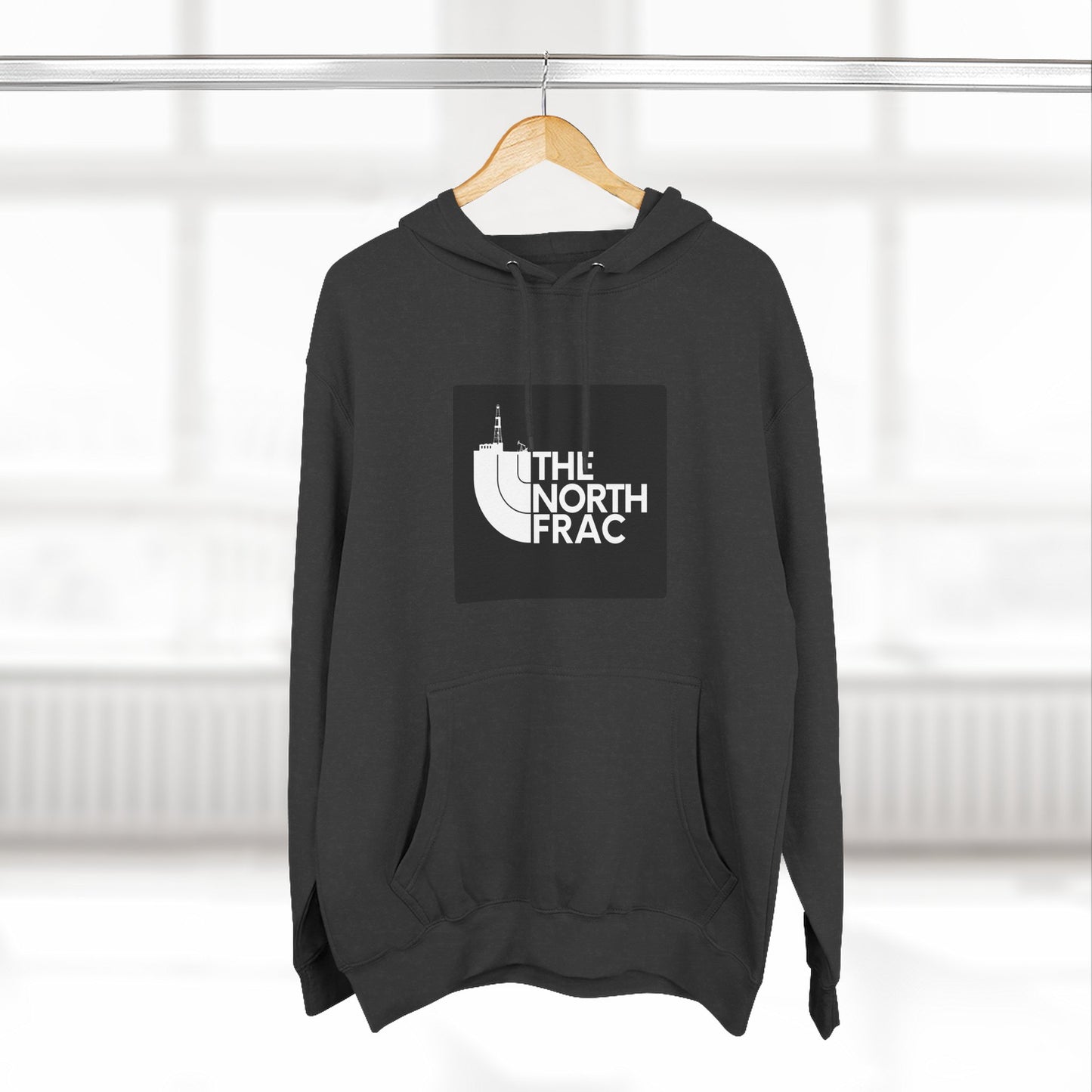 The North Frac - Black Logo Hoodie
