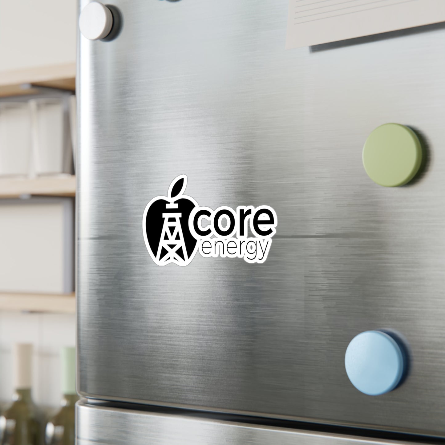 Apple Core Energy Logo Vinyl Sticker