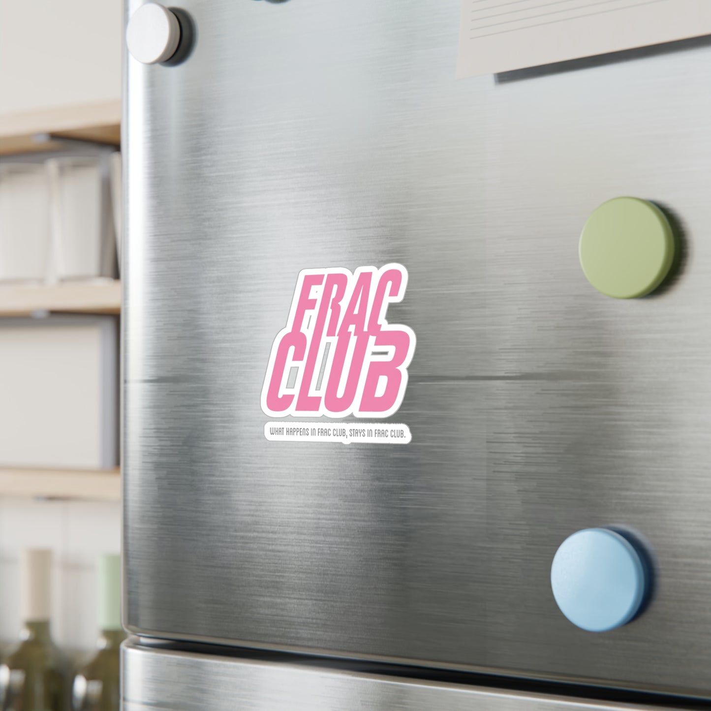Frac Club Pink - Vinyl Sticker