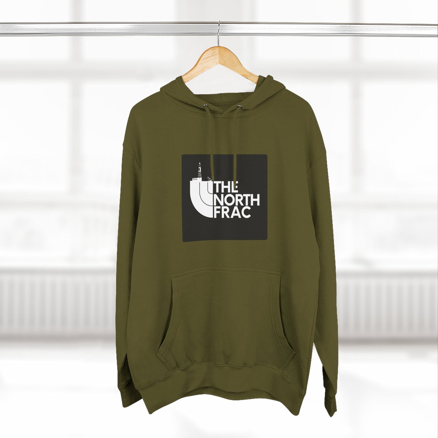 The North Frac - Black Logo Hoodie