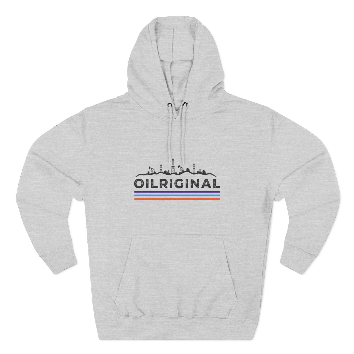 Oilrig Original Hoodie — Vintage Offshore Skyline Graphic Pullover