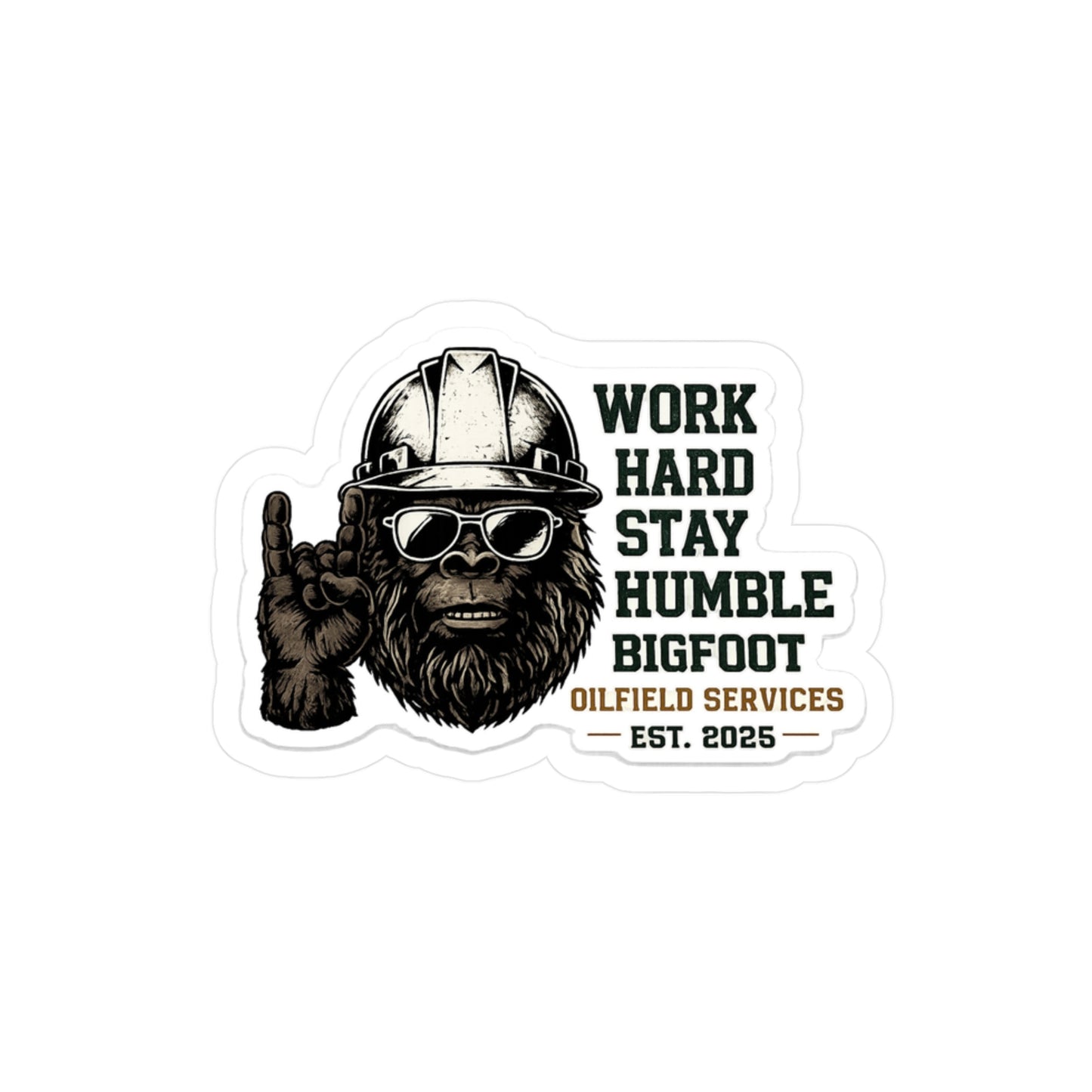 Work Hard Stay Humble - Vinyl Sticker
