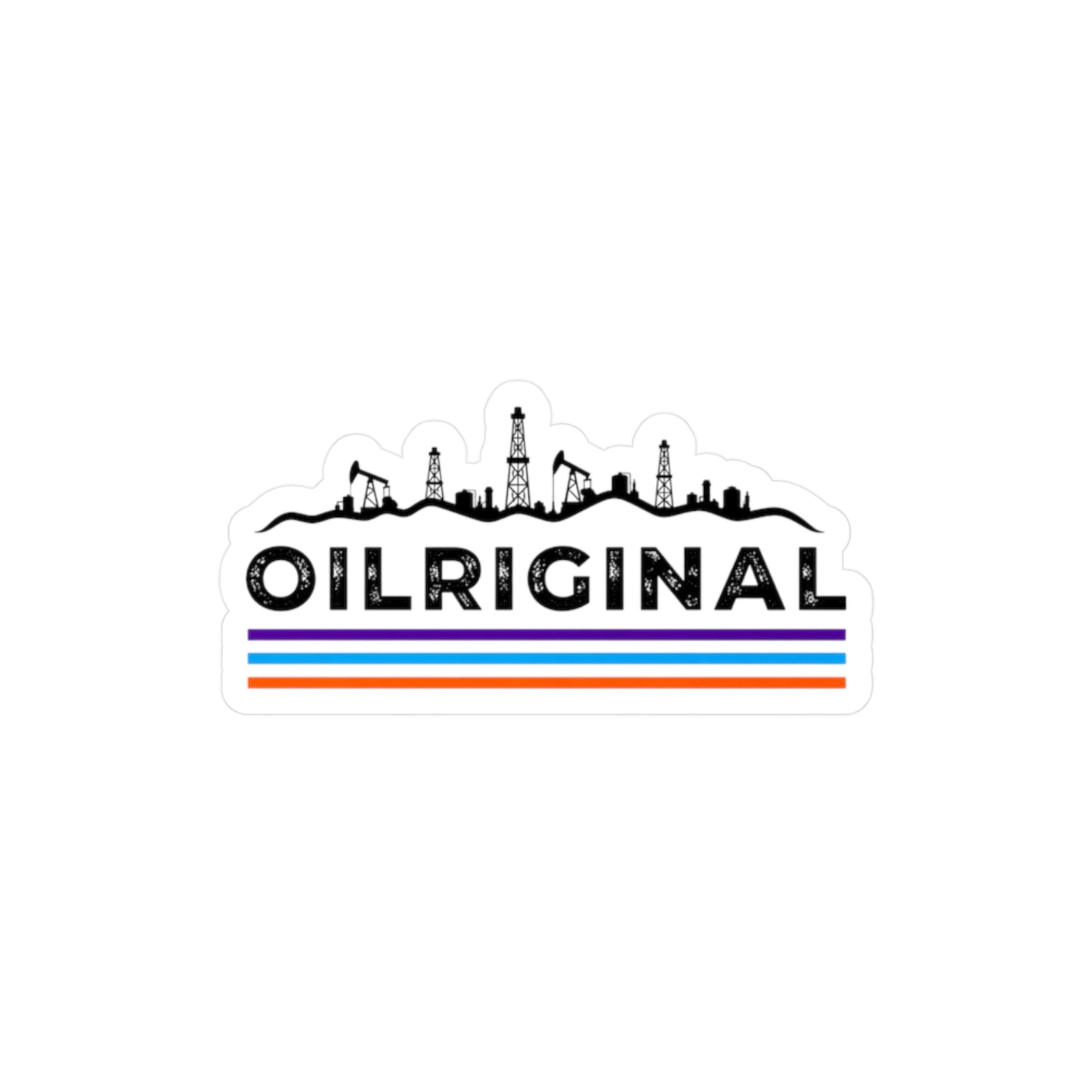 Oilriginal Skyline Vinyl Sticker