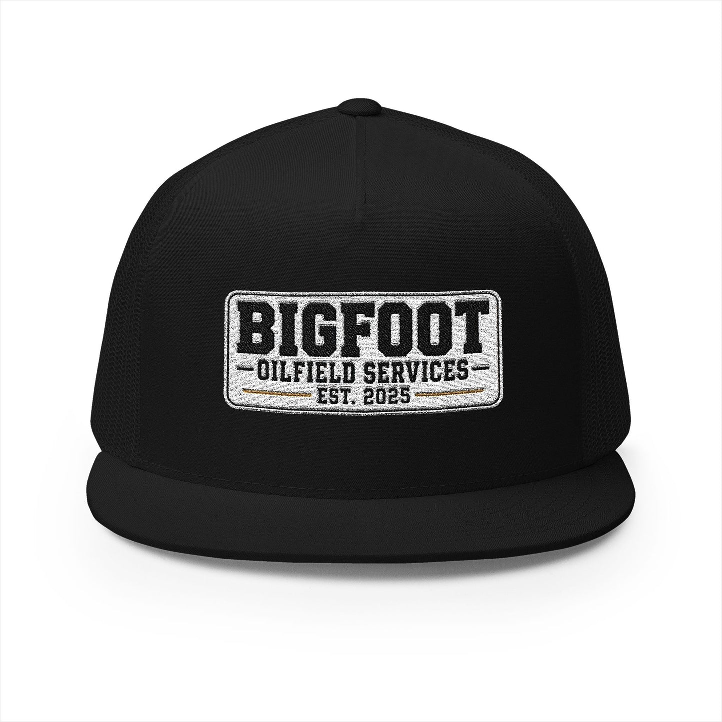 Bigfoot Oilfield Services Flat Bill Mesh Snapback