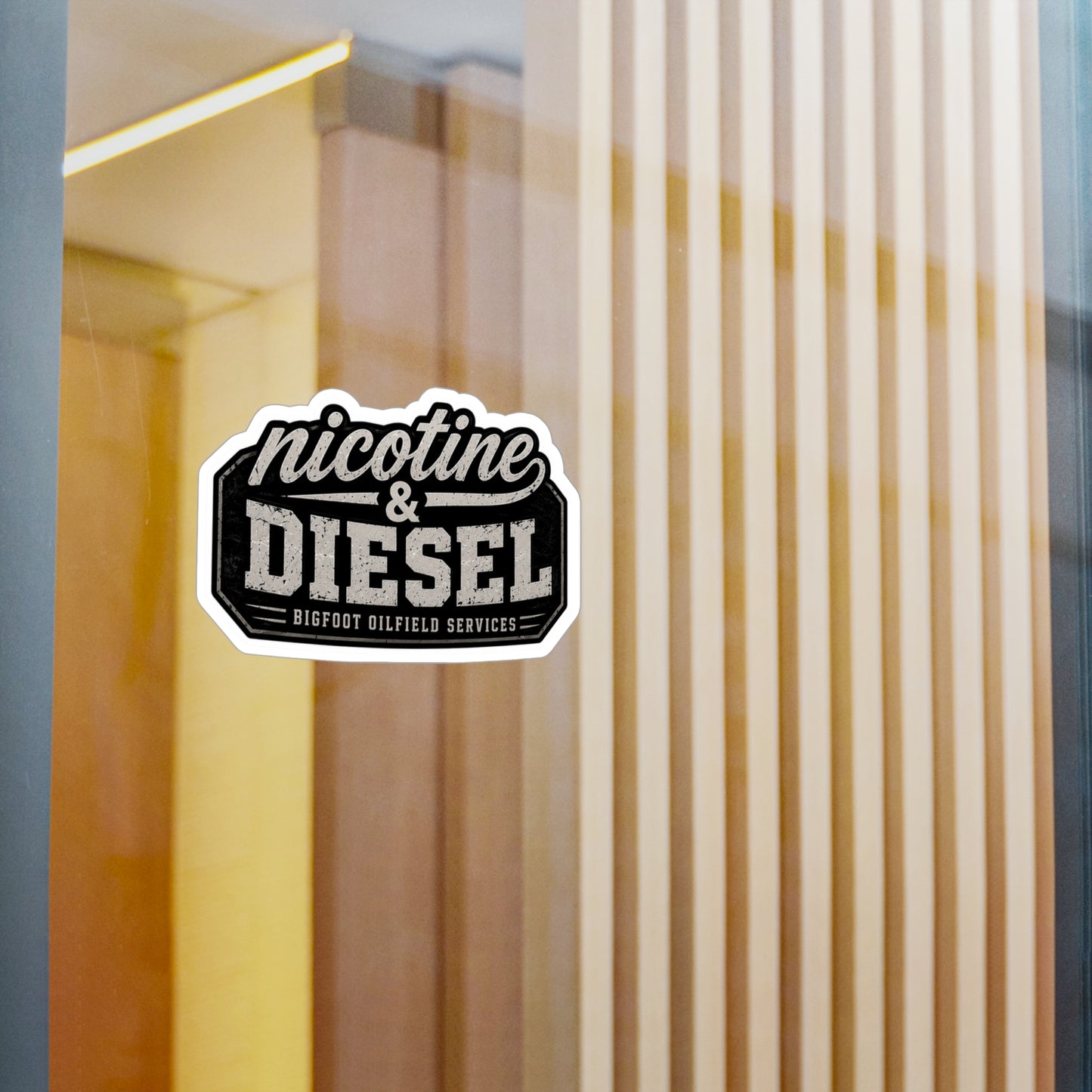 Nicotine & Diesel - Vinyl Sticker