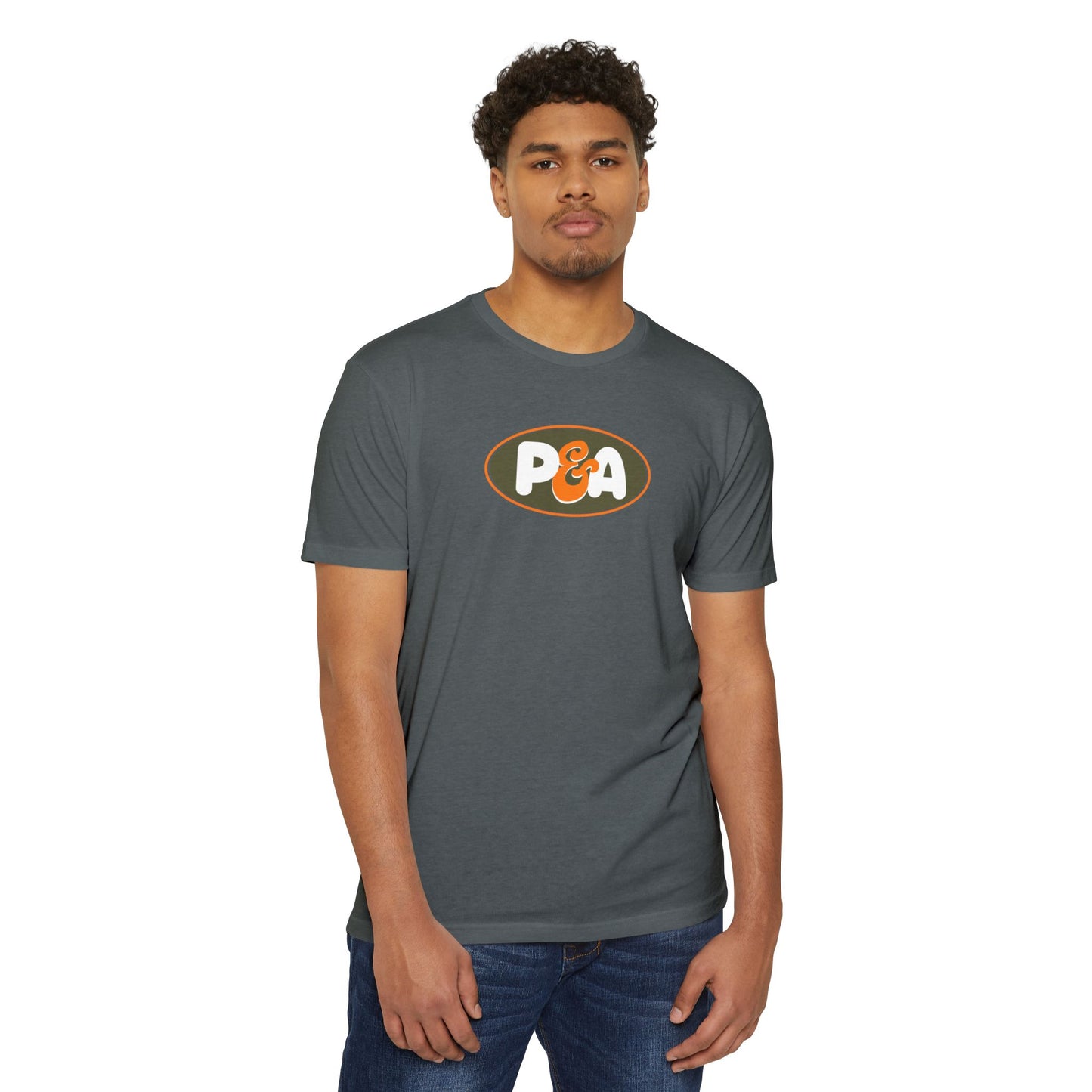 P&A Retro Oval Logo T-Shirt