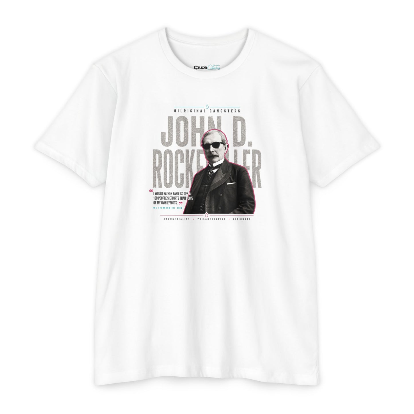 John D. Rockefeller Vintage Portrait T-Shirt