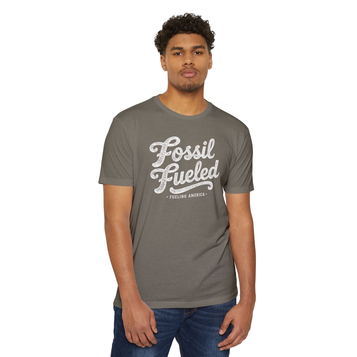 Fossil Fueled Graphic T-Shirt - Fueling America