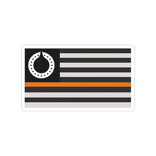 Transparent Outdoor Stickers, Die-Cut, 1pcs